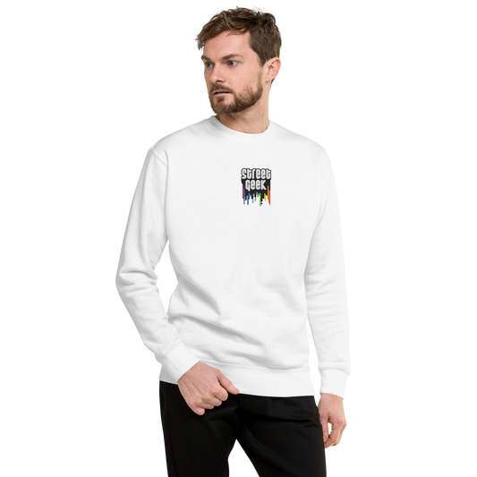 Street Geek Premium Sweatshirt | Gestickt